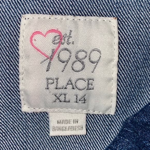 Place Denim Jacket Size XL (14) - Picture 2 of 4